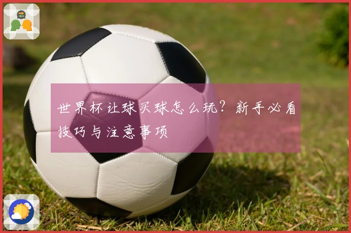 世界杯让球买球怎么玩？新手必看技巧与注意事项